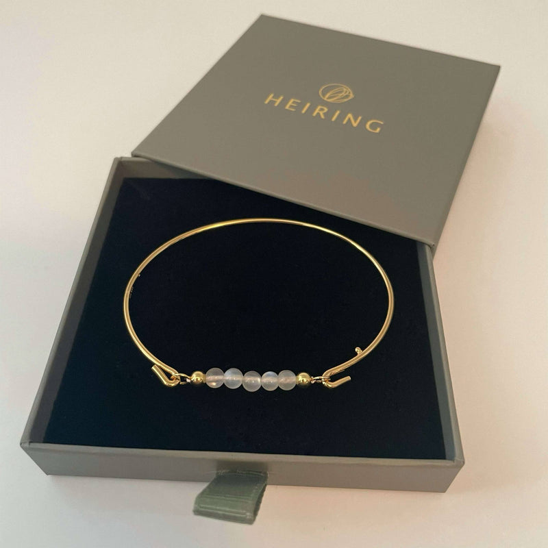 White moonstone top for bangle