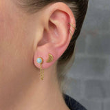 Moon mini earring