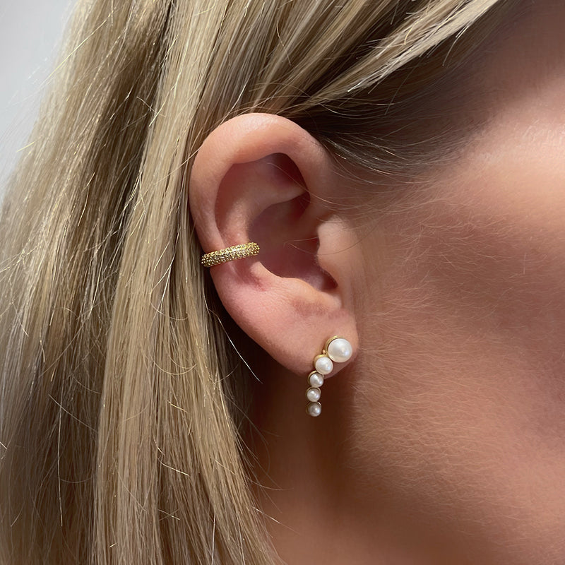 Earcuff med zirkonia