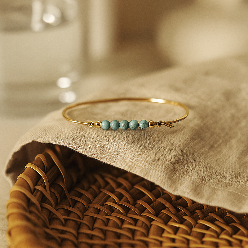 Bangle with Turquoise top