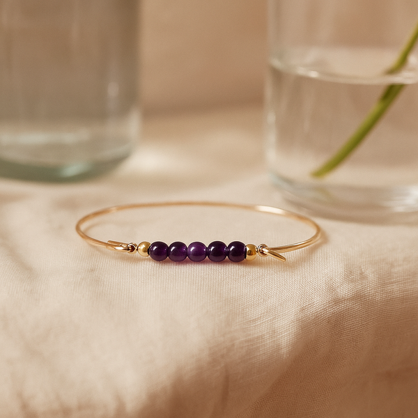 Amethyst Oberteil für Armreif