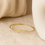 Armring med kors top