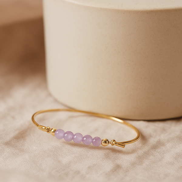 Armreif mit Amethyst
