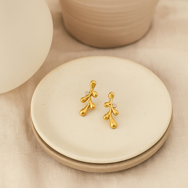 FLOREA Ohrring mit Diamant