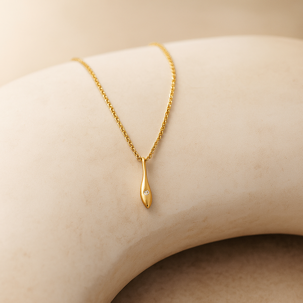 MELO Vedhæng mini med diamant