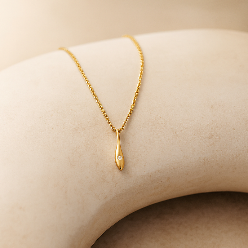 MELO Vedhæng mini med diamant