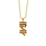 ELSK Pendant in silver with diamond