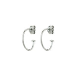 Hoop earrings small in silver