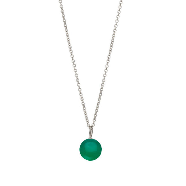 Green agate pendant