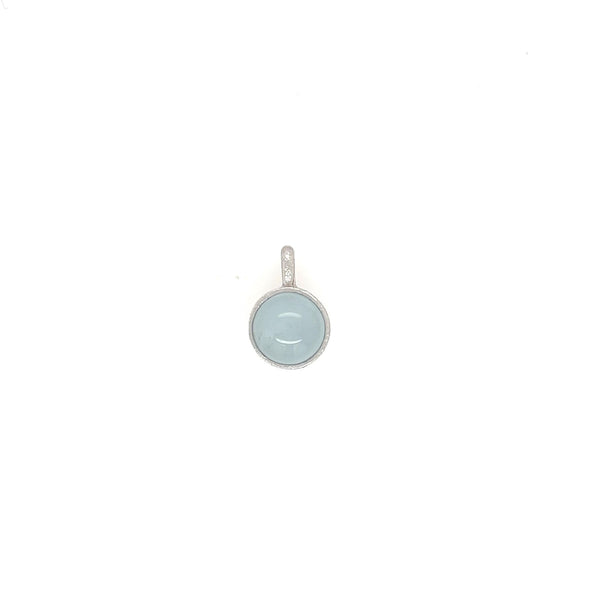 Warna pendant with aquamarine
