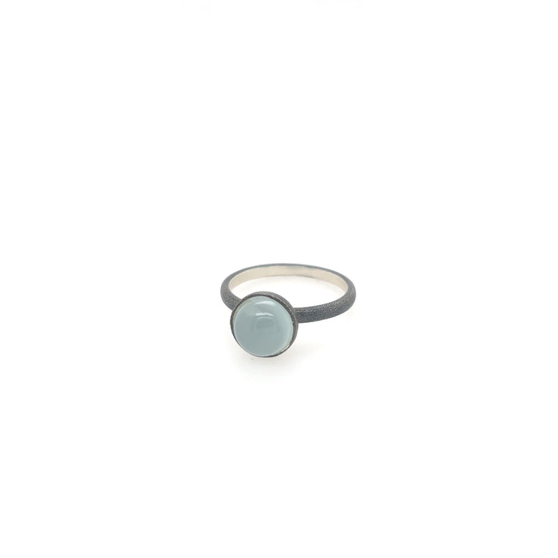 Warna ring with aquamarine