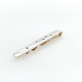 Tie clip with diamonds