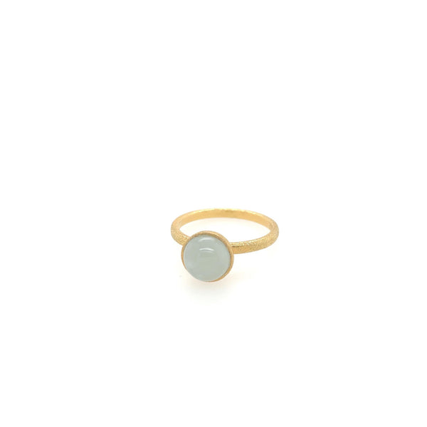 Warna ring with aquamarine