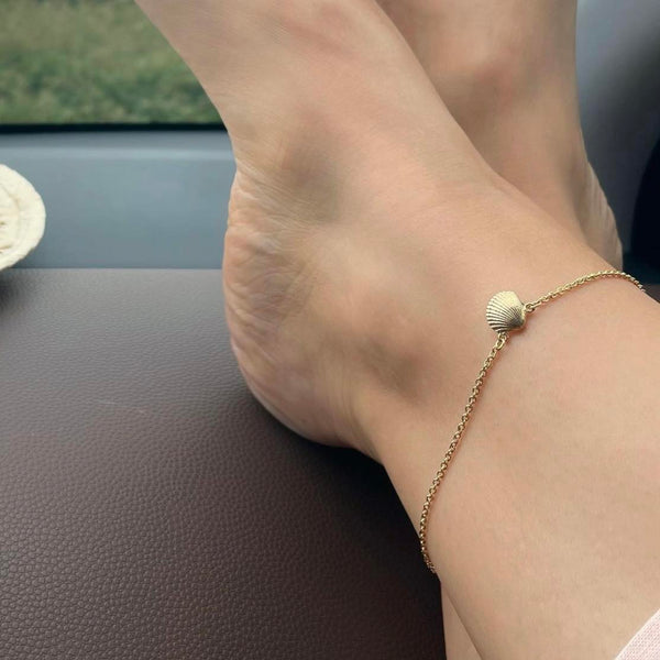 Shell mini anklet