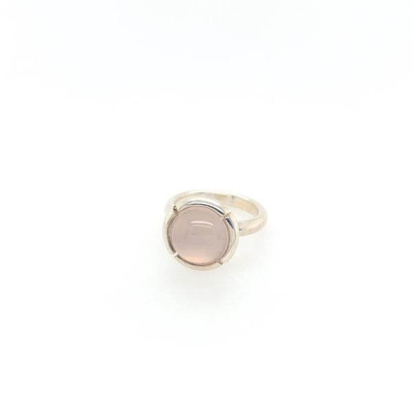 Colormatch ring with rosa quartz