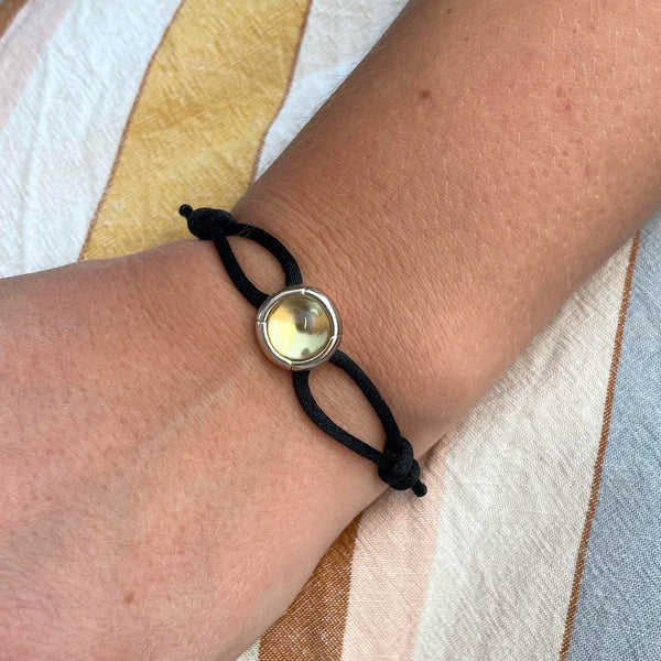 Colormatch bracelet with lemon quartz