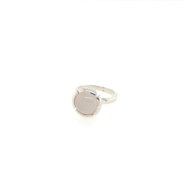 Colormatch ring with white moonstone