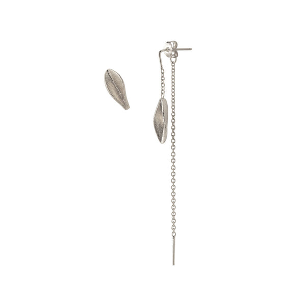 Grass earring with chain