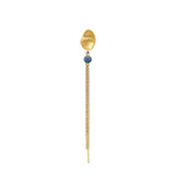 NORIA Earring with blue opal and chains