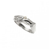 MILLE Ring NO. 3 in polished with diamond