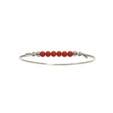 Bangle with Coral top
