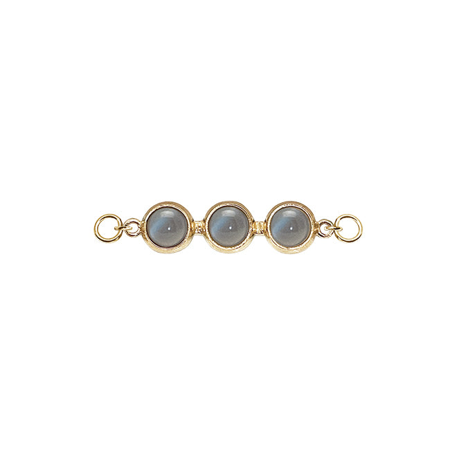 Koulè top with grey moonstone for bangle