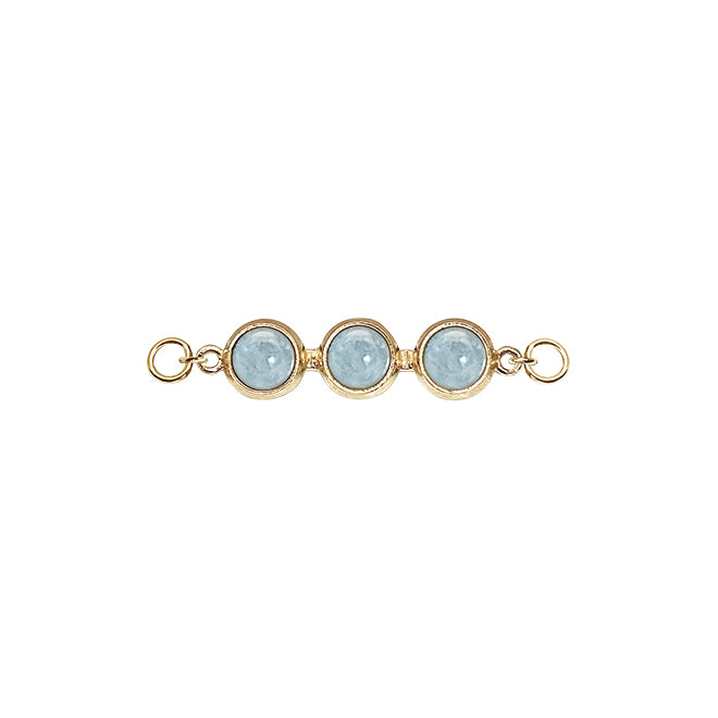 Koulè top with aquamarine for bangle