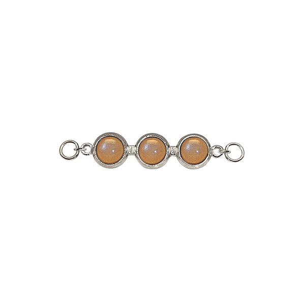 Koulè top with peach moonstone for bangle