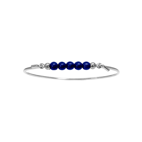 Bangle with Lapis top