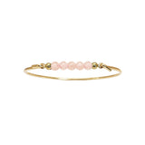 Bangle with Strawberry quartz top