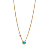 Koulè collier with turquoise and bullet