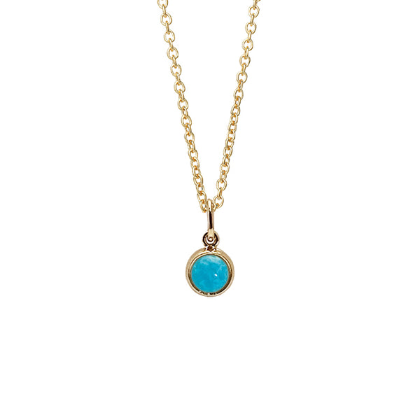 Koulè pendant with turquoise