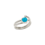 LOOP ring with turquoise