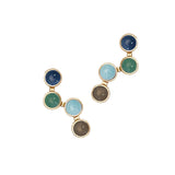 Horizon earring Blue Mix