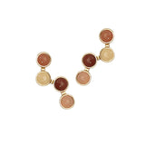 Horizon earring Red Mix