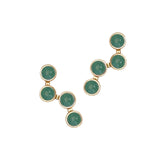 Horizon earring Green Aventurine