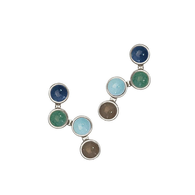 Horizon earring Blue Mix