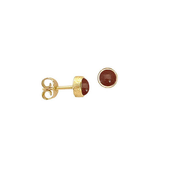 Horizon earring with Red Jasper