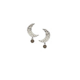 MOON earring with moonstone