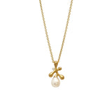 FLOREA Pendant with pearl and diamond