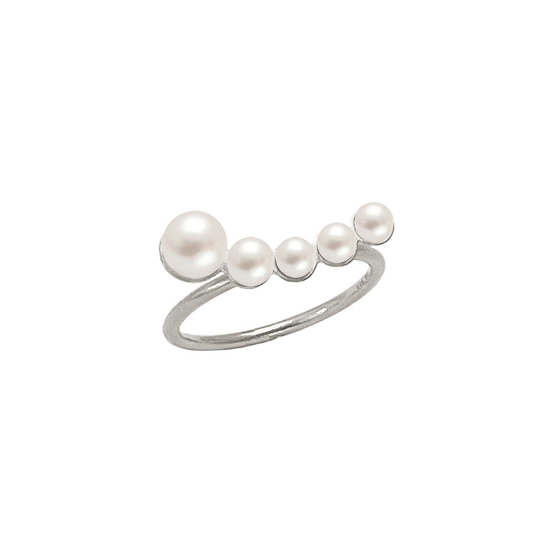 LUNA Ring mit Perlen