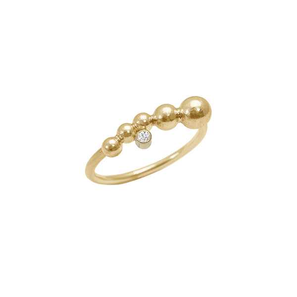 LUNA Ring with diamond