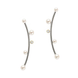 LUNA Earring with pearls and diamond