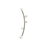 LUNA Earring with pearls and diamond