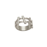 LINEA ring in Silber