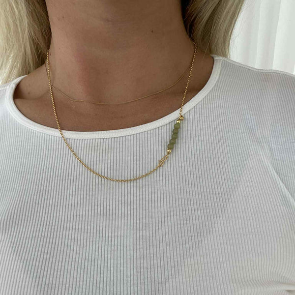 Chain with green alashan