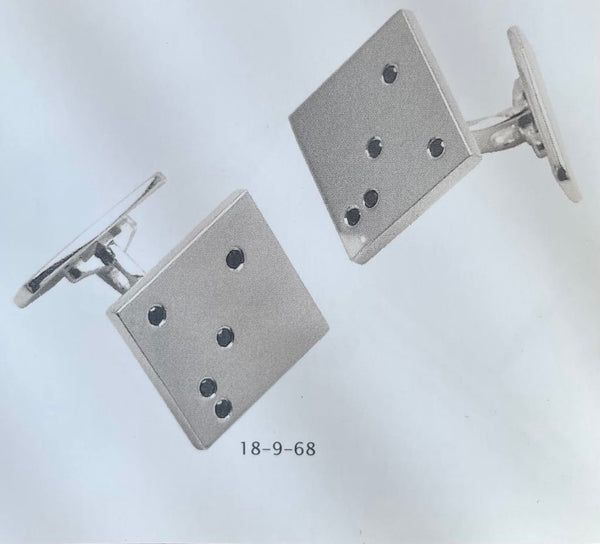 Cufflinks with diamonds