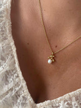 FLOREA Pendant with pearl and diamond