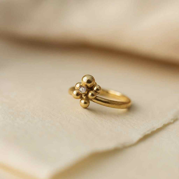 FLOREA Ring mit Diamant