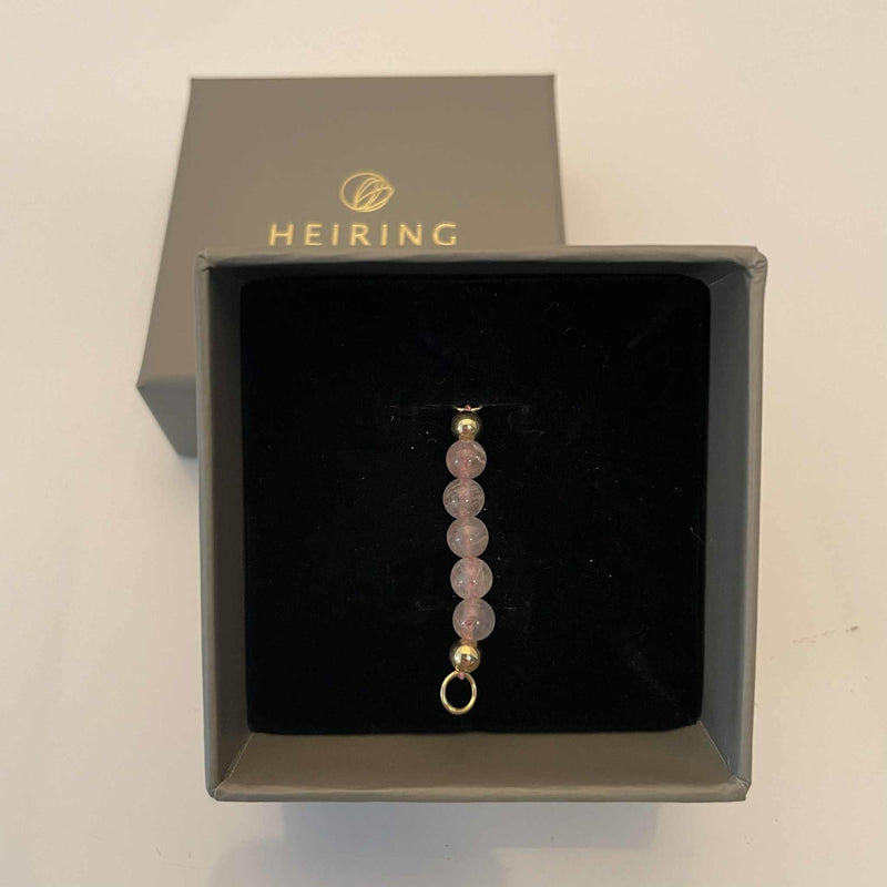 Strawberry quartz top for bangle